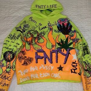 fnty graphic hoodie